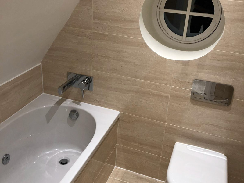Loft-to-bathroom and bedroom conversion, Chigwell