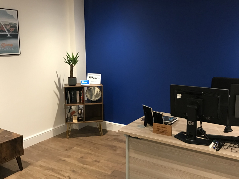 Garage conversion to work from home, Bluegates Place, Colchester
